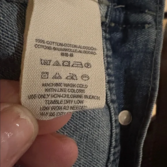 Free People Distressed Jean Jacket w/ sweatshirt sleeves and hoodie- Large EUC - Picture 4 of 12